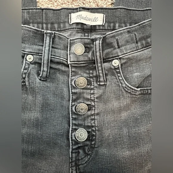 Madewell Cali Demi-Boot Black jeans size 27 - Picture 3 of 5